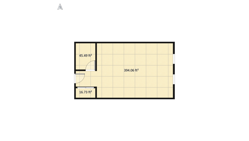 Studio Unit floor plan 45.11