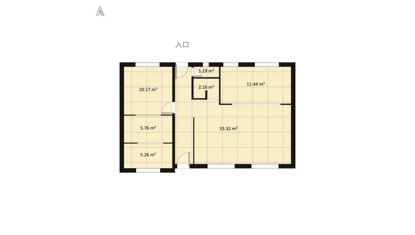 0050 EPINETTE floor plan 77.03