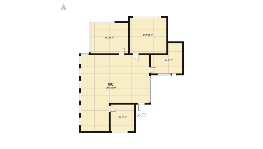 The Beginner Guide floor plan 156.87