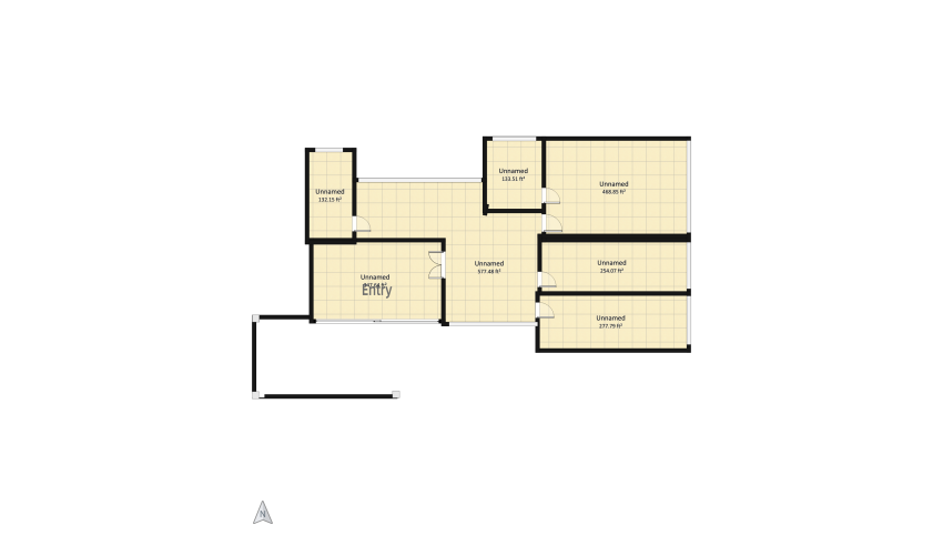 Modern family home  floor plan 1087.87