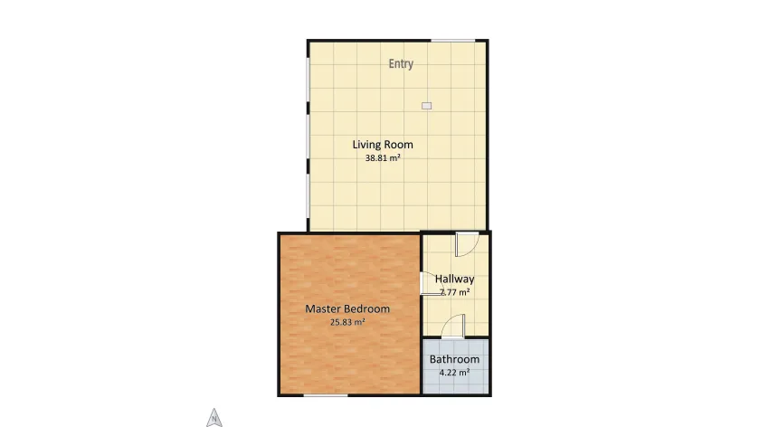 Project - Cottage floor plan 76.63