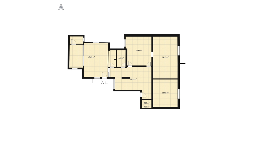 Office floor plan 190.82