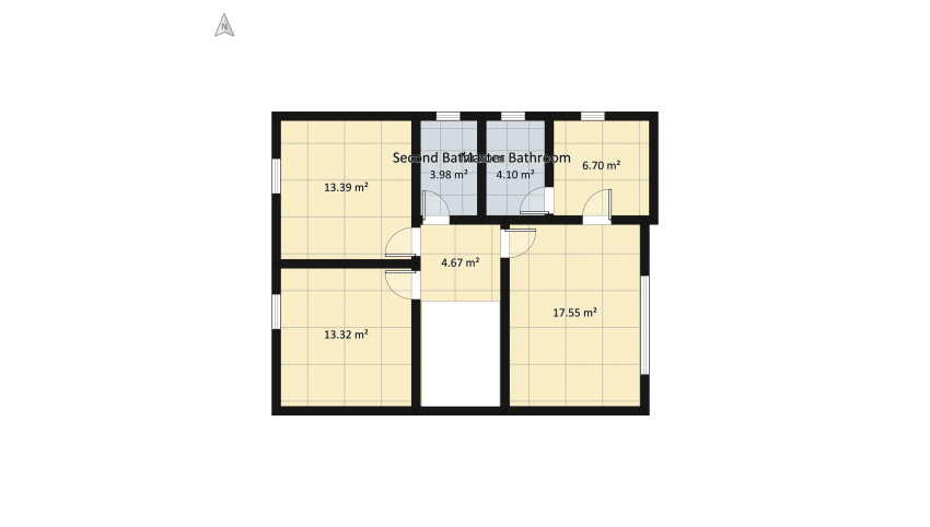 04 small house 2 floors floor plan 10462.78