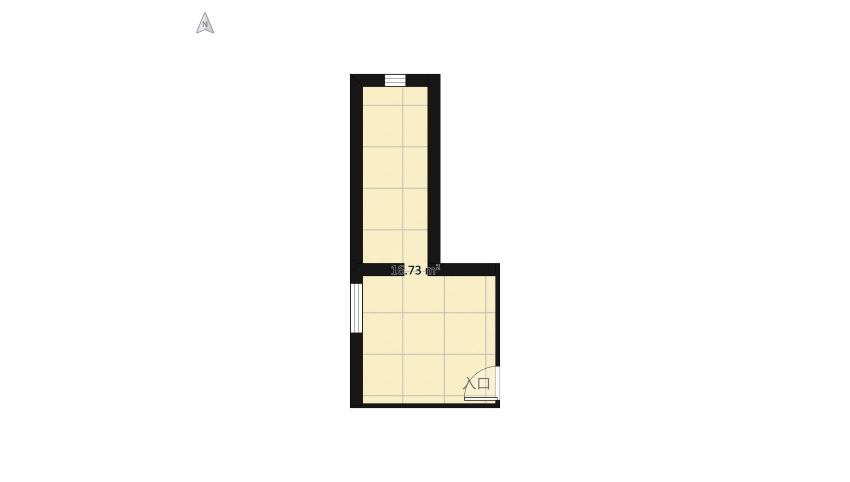 My bedroom floor plan 19.68
