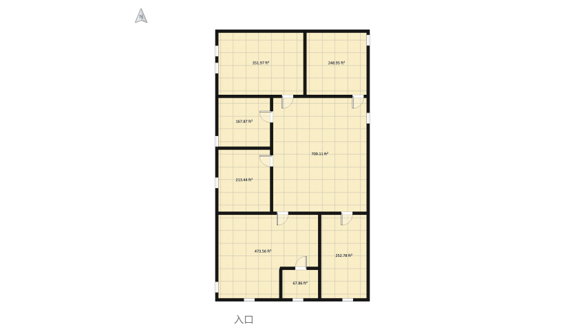 2-story family house floor plan 550.02