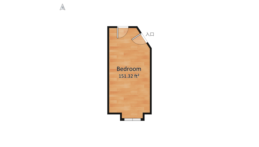 Bedroom Redesign floor plan 14.93