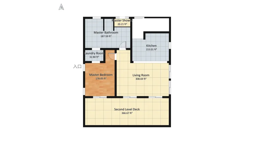 Modern Home floor plan 718.22