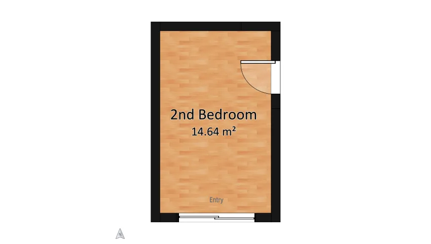 Memphis Bedroom floor plan 14.65