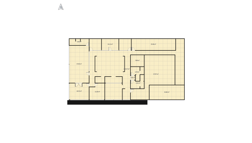 diseño de oficinas floor plan 366.59