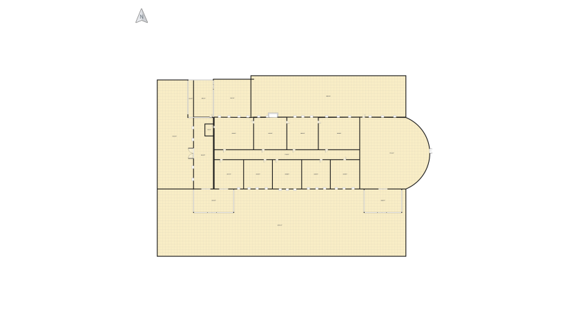 Eigg School floor plan 7164.67