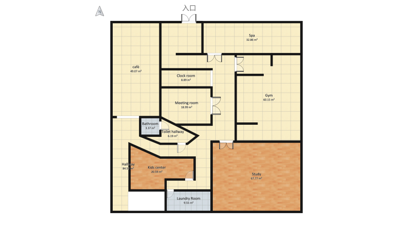 Hotel floor plan 1295.17