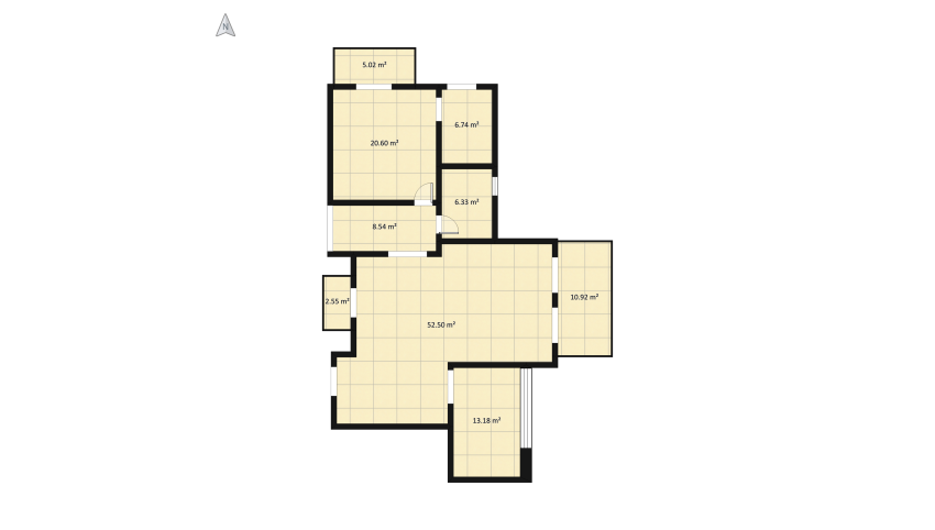 Reforma en apartamento clasico floor plan 141.39