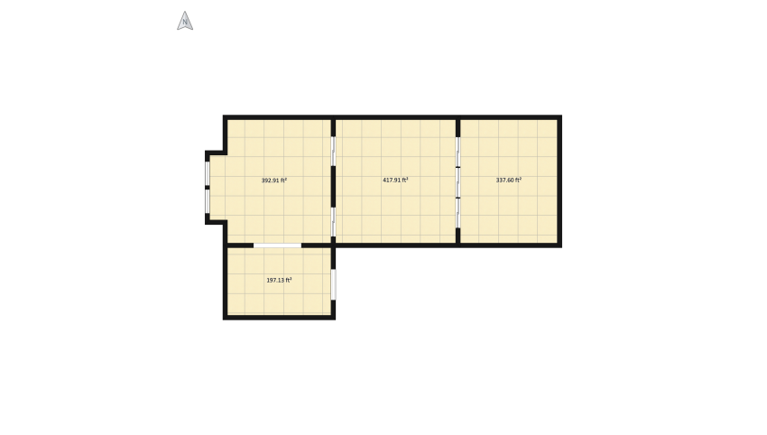 California rustic glam, giant bedroom re-design floor plan 136.05