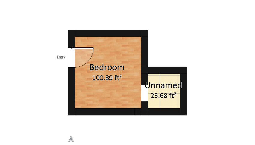 Big Girl Bedroom floor plan 9.06