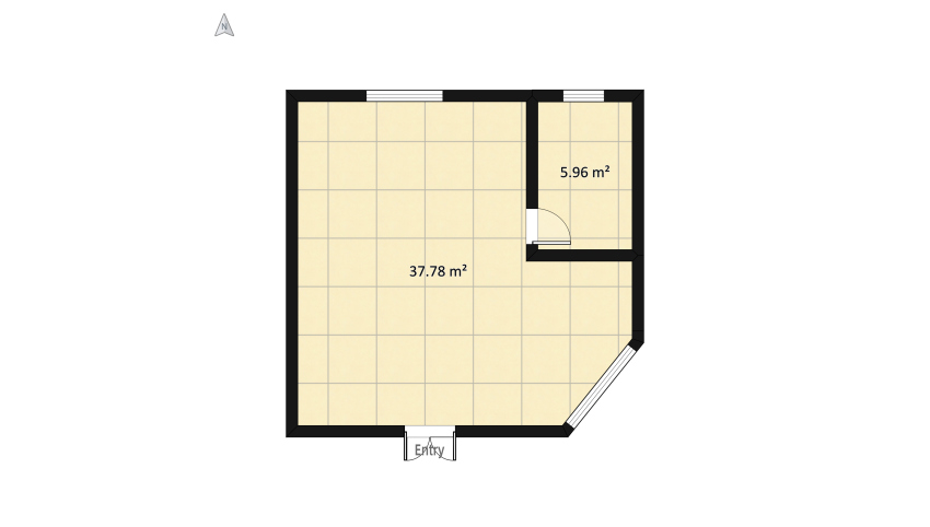 Casa do Mr. Hulot floor plan 48.22