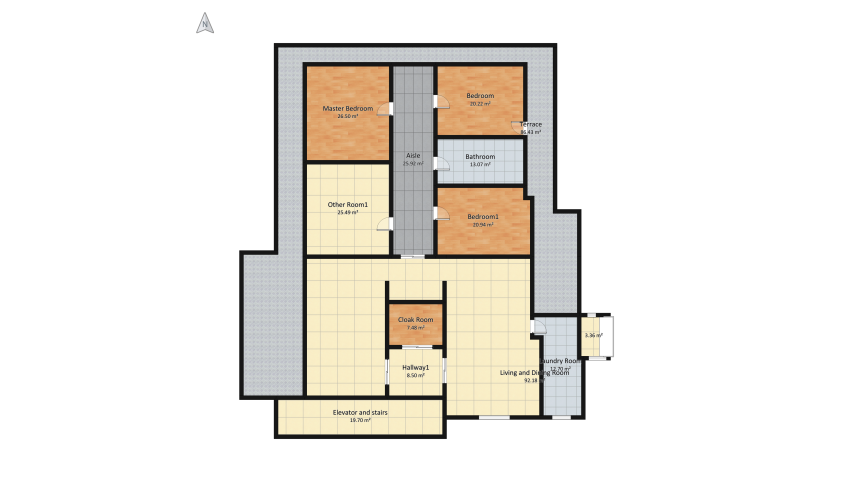 Family Home floor plan 406.53