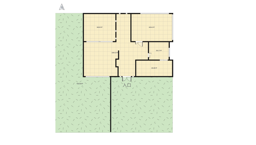 Summer home floor plan 1340.33