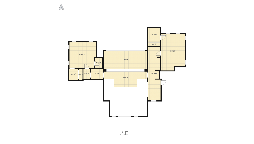 California house floor plan 883.29