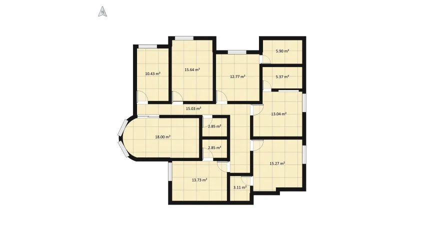 casa para Natalia floor plan 154.62