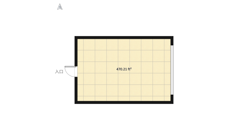 Simple floor plan 46.98