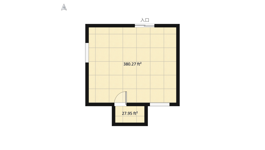 Homestyler Bedroom Design Project - Revan Sai Kotapati floor plan 41.71