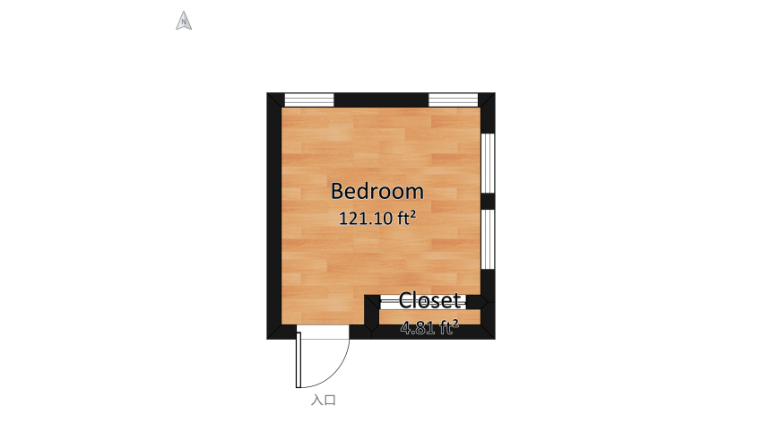Bedroom Caroline Leiphart floor plan 13.97