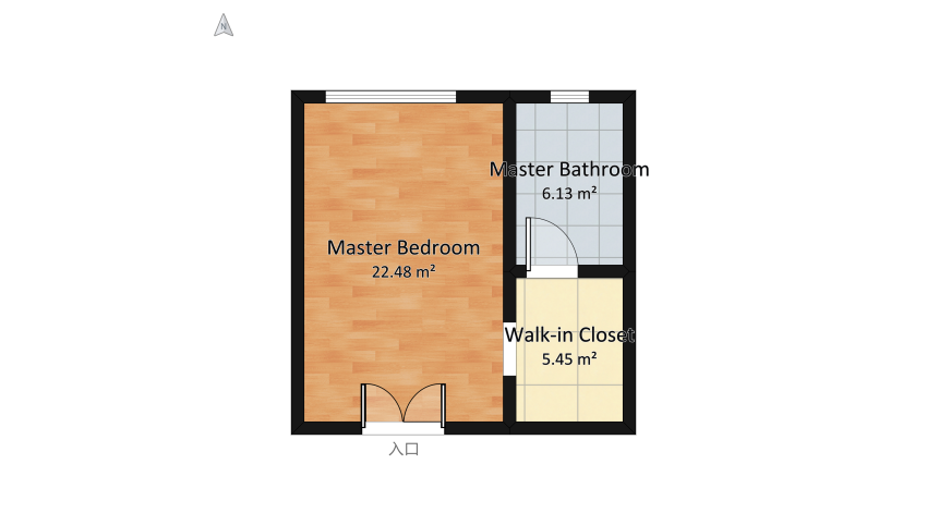 Master Bedroom - 1 floor plan 38.92