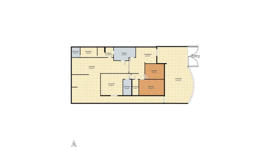 Mansão Moderna floor plan 439.25