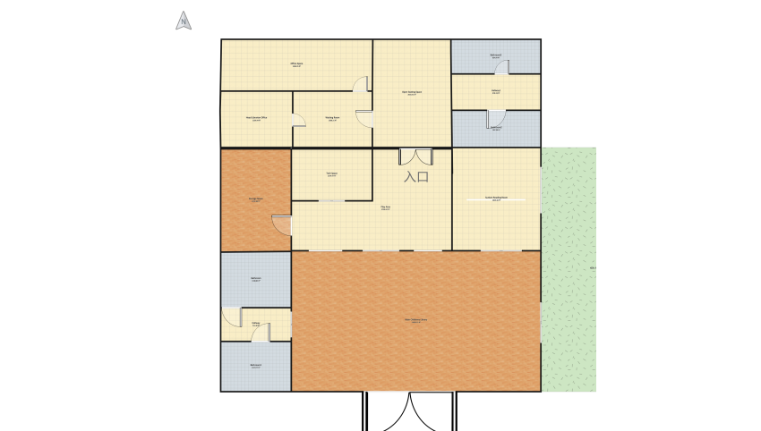 Childrens Area Design - Base Layout floor plan 4232.66
