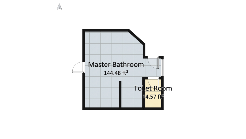 Master Bath Measurements floor plan 16.32