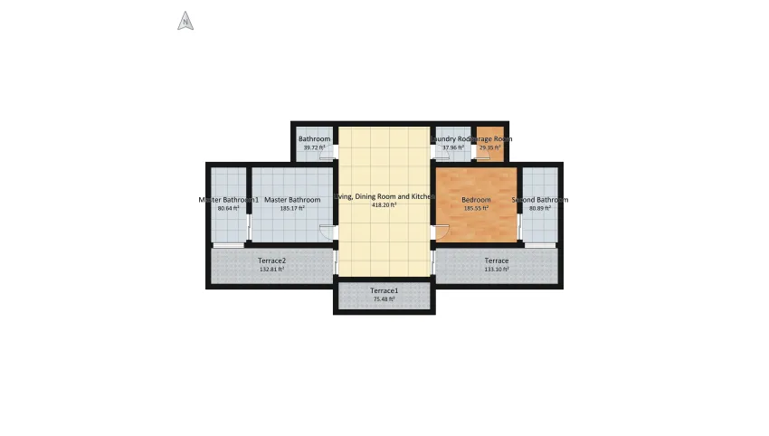 Bohemian Style floor plan 152.77
