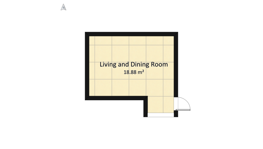 Ivona's - Living room floor plan 21.21
