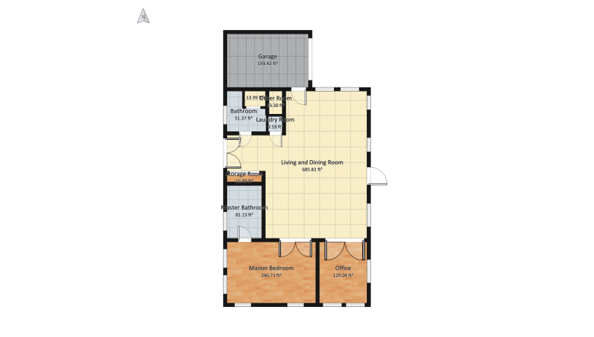 bungalow floor plan 148.15