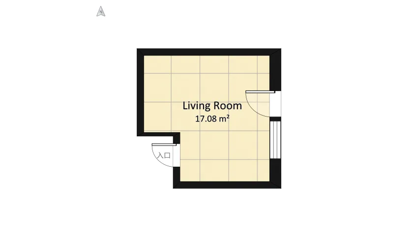 Спальня-гостиная floor plan 19.55
