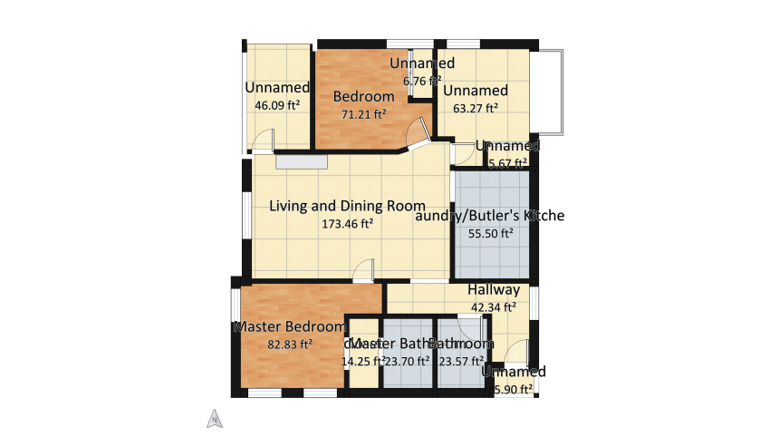 Mini floor plan 57.1