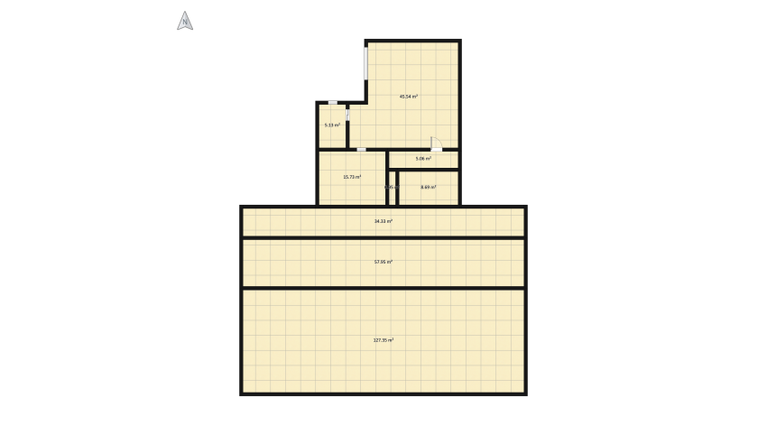 Loft Unit Design in Industrial Style floor plan 327.45