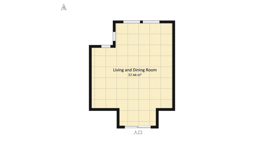 #KitchenContest - Modern White Kitchen floor plan 61.51