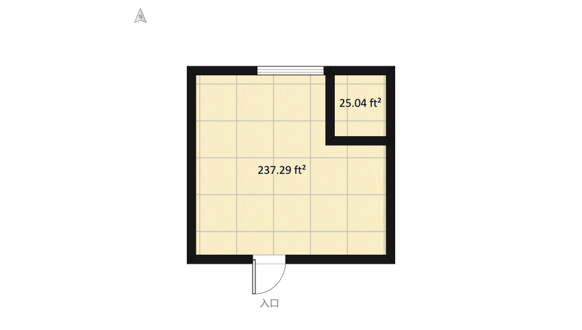 Quarto Infantil floor plan 27.64