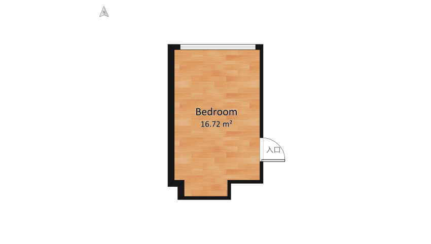 Alyona's Bedroom floor plan 18.28