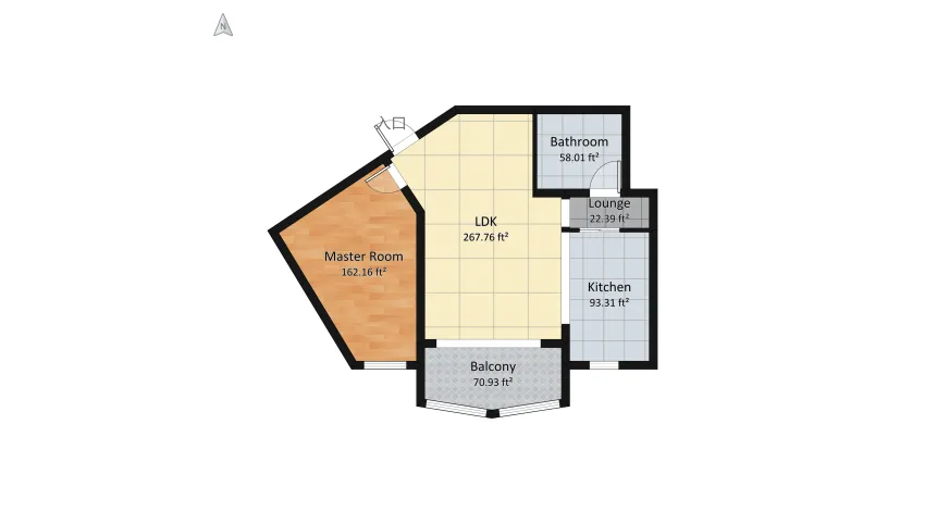 Room 3 - Honeycomb Element floor plan 71.55