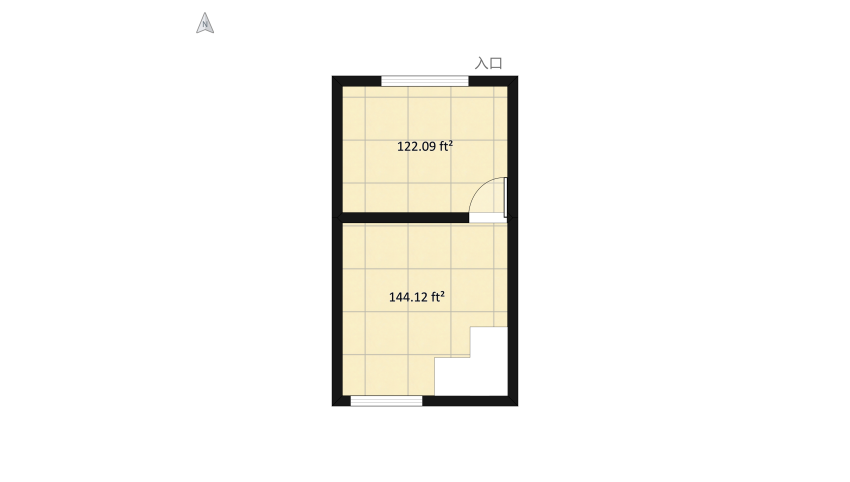 Tiny Home floor plan 61.02