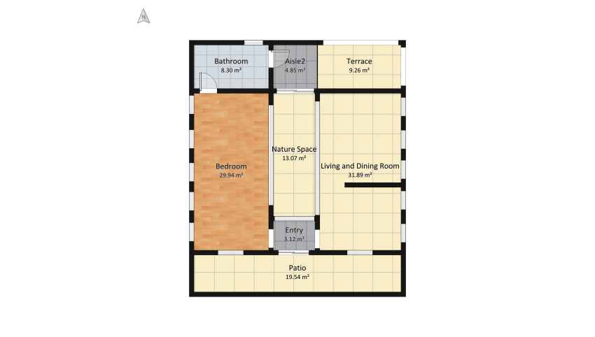 Green & Natural apartment floor plan 136.18
