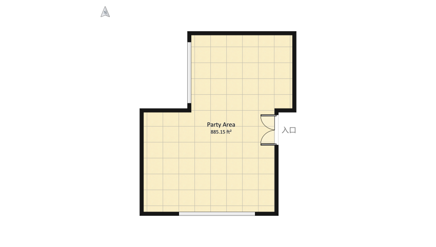 #PartyContest-Disco floor plan 87.21