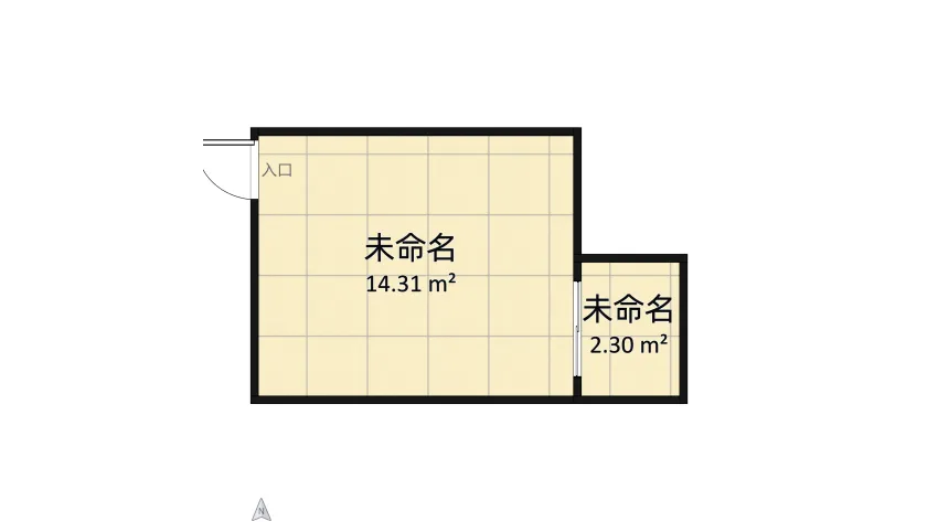 Quarto 2 floor plan 16.62