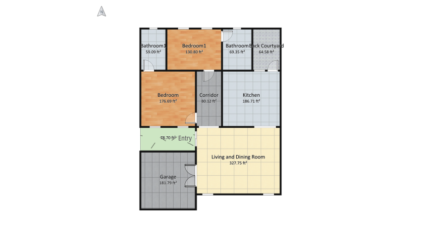 Home Design Showcase floor plan 134.18