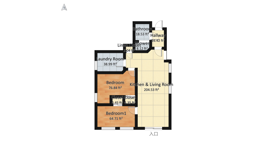 Basement Apartment floor plan 49.99
