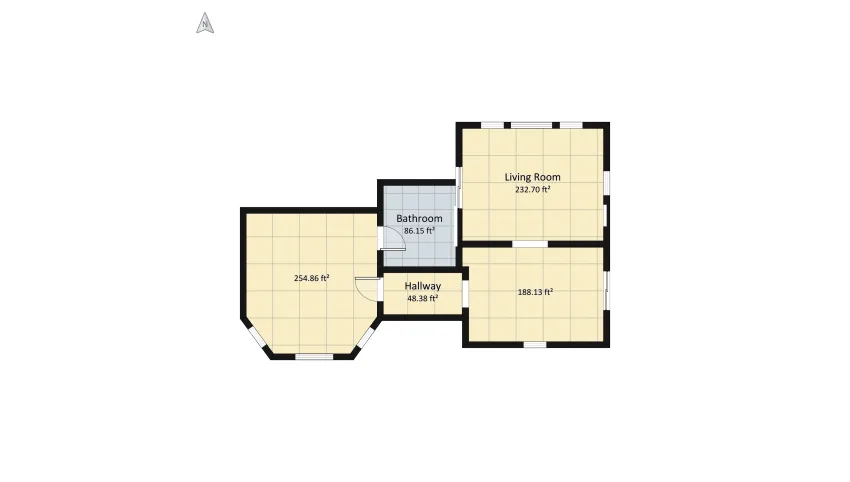 Parisian Apartment floor plan 84.32