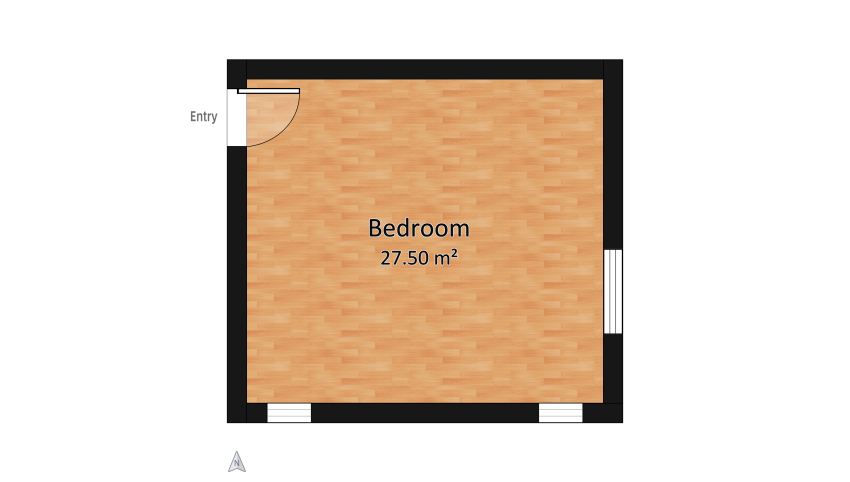 Bedroom 2 project floor plan 27.5