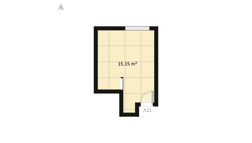 Quarto do Caio floor plan 17.42