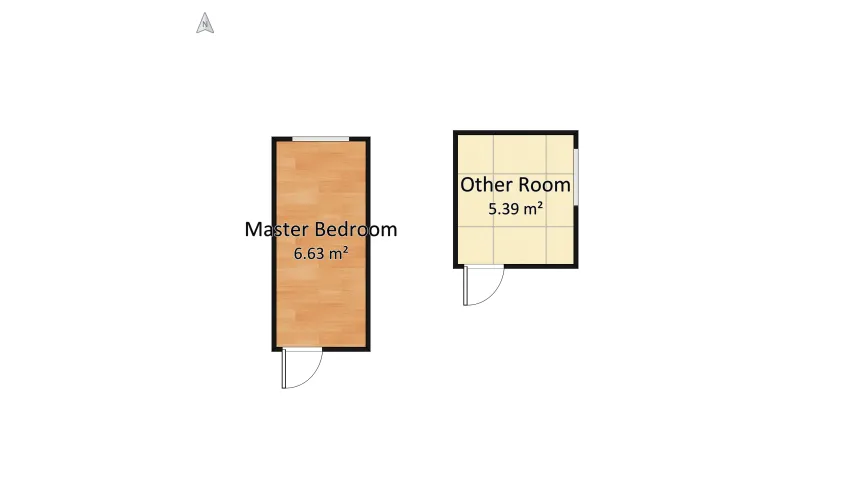 Project room - dressing room floor plan 12.86